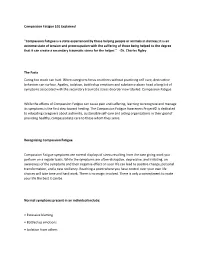 Compassion Fatigue 101 Explained