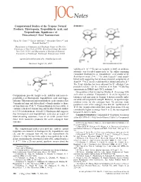 Computational Studies of the Tropone Natural Products, Thiotropocin