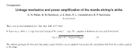 Linkage Mechanics and Power Amplification of the Mantis Shrimp's