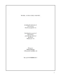 Moore-Stone Family History