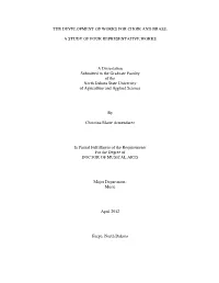 The Development of Works for Choir and Brass: a Study of Four