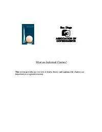 What Are Industrial Clusters?
