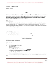 Antenna Types