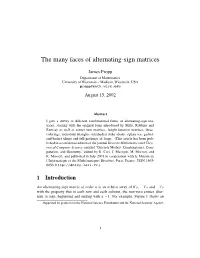 The Many Faces of Alternating-Sign Matrices