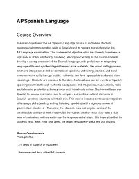 AP Spanish Language