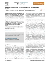 Enzymes Required for the Biosynthesis of N-Formylated Sugars