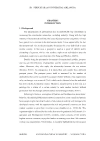Explaining China's Passport Powerlessness Towards the Oecd