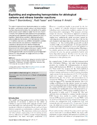 Exploiting and Engineering Hemoproteins for Abiological