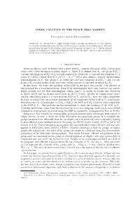 INDEX CALCULUS in the TRACE ZERO VARIETY 1. Introduction