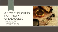 Predatory Publishing