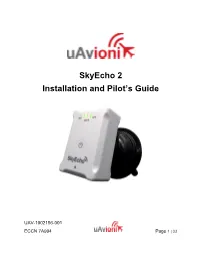Skyecho 2 User and Installation Guide REV H-AIC