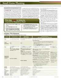 Small Game Regulations