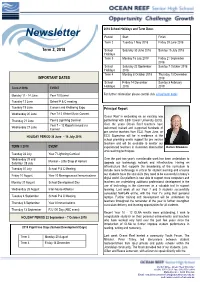 Term 2 Newsletter