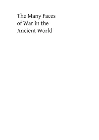 The Many Faces of War in the Ancient World