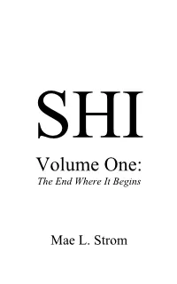 Volume One: the End Where It Begins