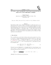 A86 INTEGERS 21 (2021) on SOME P -ADIC PROPERTIES AND