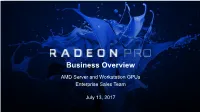 AMD EPYC + Radeon Instinct Platform Configuration