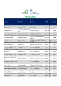 Approved Agent List