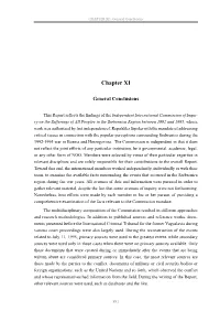 CHAPTER XI - General Conclusions