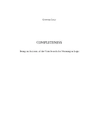 Completeness