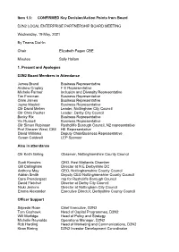 DRAFT Key Decision/Action Points from Board