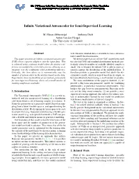 Infinite Variational Autoencoder for Semi-Supervised Learning