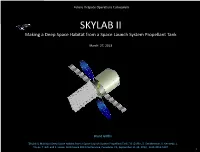 SKYLAB II B Griffin Making a Deep Space Habitat from a Space Launch System Propellant Tank