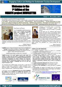 The 1St Edition of the CHARTS Project NEWSLETTER