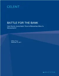 Battle for the Bank How Digital Investment Tech Is Reshaping Wealth Management