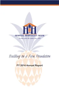 Building on a Firm Foundation