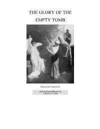 The Glory of the Empty Tomb