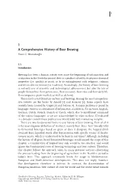 A Comprehensive History of Beer Brewing 1