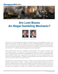 Are Loot Boxes an Illegal Gambling Mechanic?