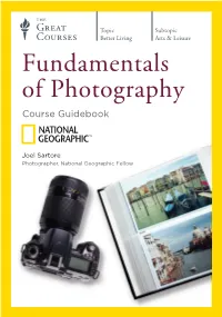 Fundamentals of Photography Course Guidebook