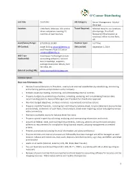 Job Description Form