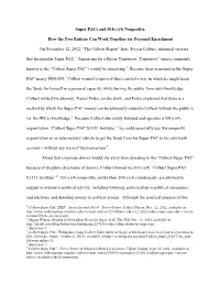 Super Pacs and 501(C)(4) Nonprofits
