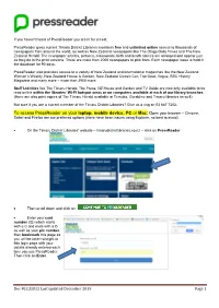 To Access Pressreader on Your Laptop, Mobile Device, PC Or