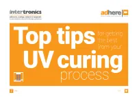 Top Tips for Getting the Best from Your UV Curing Process