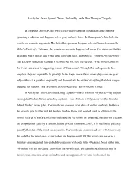 Aeschylus' Seven Against Thebes, Probability, and a New Theory Of