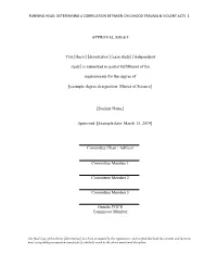 APPROVAL SHEET This [Thesis] [Dissertation] [Case Study