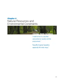 Chapter 4 Natural Resources and Environmental Constraints