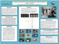 Comparing Two Genetic Markers Used in the Identification of Diving