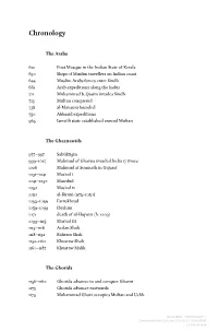 Downloaded from Brill.Com10/01/2021 10:08:05AM Via Free Access Chronology 703
