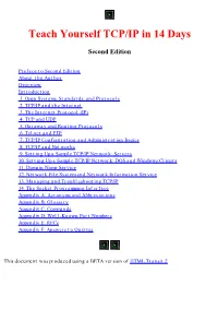 Teach Yourself TCP/IP in 14 Days, Second Edition