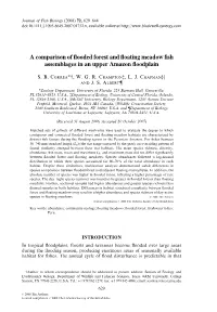 A Comparison of Flooded Forest and Floating Meadow Fish Assemblages