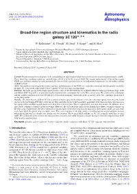 Broad-Line Region Structure and Kinematics in the Radio Galaxy 3C 120�,