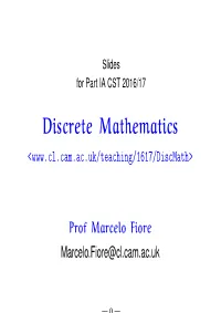 Discrete Mathematics
