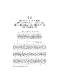 Extracts from the Shah Commission of Inquiry Report