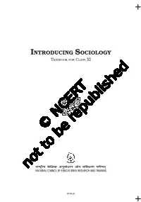 Introducing Sociology