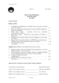Progress Report for 2015